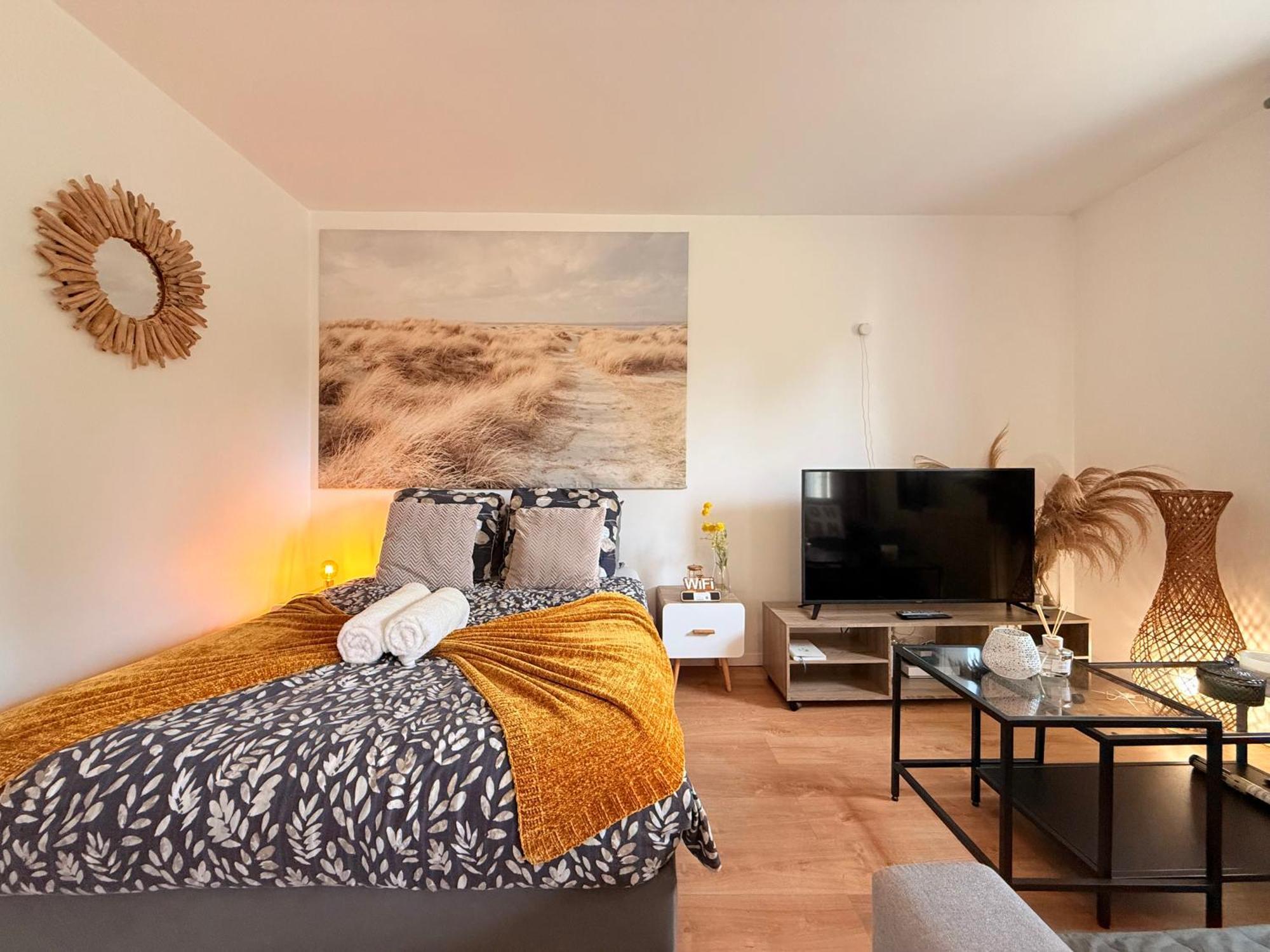 Les Dunes Studio Ideal Couple,Solo,Famille&Pro Вітрі-сюр-Сен Екстер'єр фото